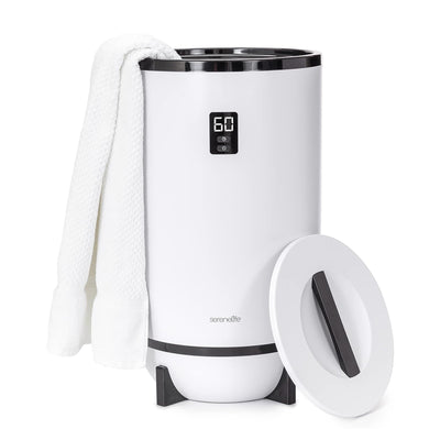 Serenelife Touch Towel Warmer w/Fragrant Disc Holder & LED Ring (For Parts) - VMInnovations