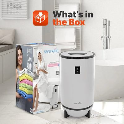 Serenelife Touch Towel Warmer w/Fragrant Disc Holder & LED Ring (For Parts) - VMInnovations