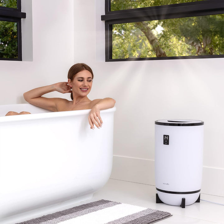 Serenelife Touch Towel Warmer w/Fragrant Disc Holder & LED Ring (For Parts) - VMInnovations