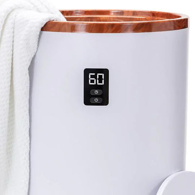 Serenelife Towel Warmer w/Fragrant Disc Holder & LED Ring, Cherry (Used) - VMInnovations