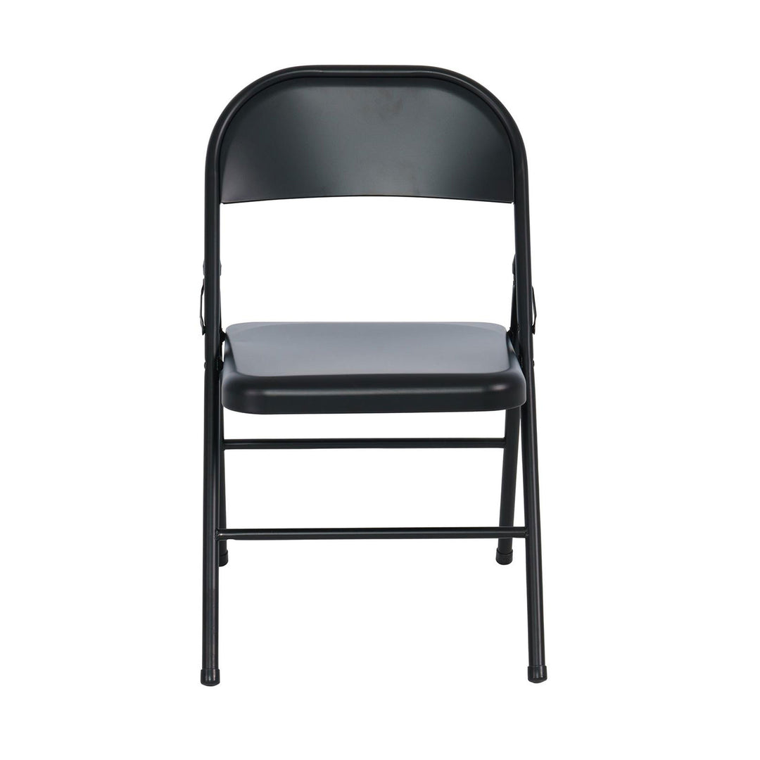 Peakform Steel Folding Chair w/Leg Braces Construction and Foot Caps, 6pk (Used)