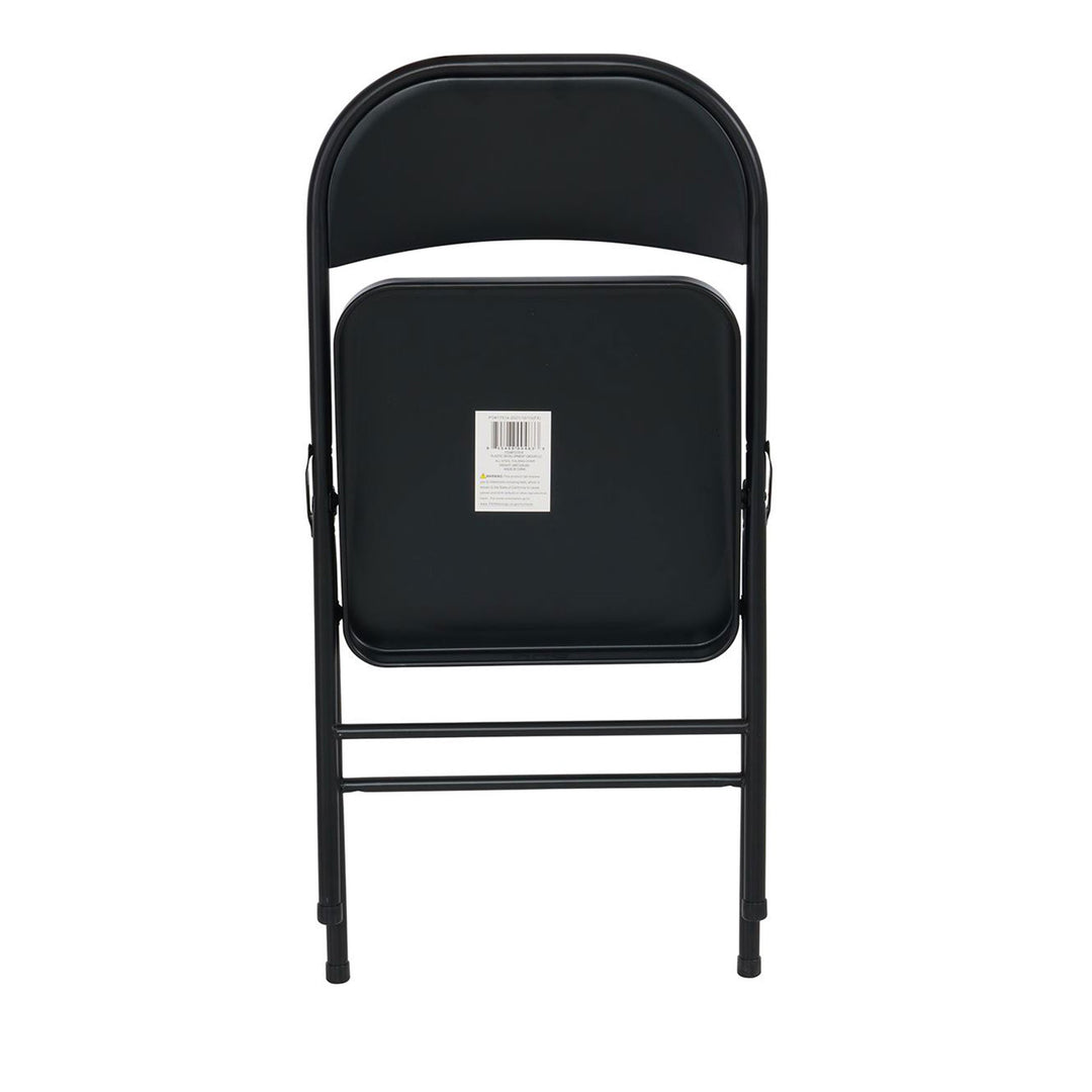 Peakform Steel Folding Chair w/Leg Braces Construction and Foot Caps, 6pk (Used)