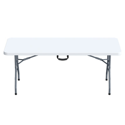 Peakform Compact Folding Banquet Table for Indoor or Outdoor Use, 6 Foot, White