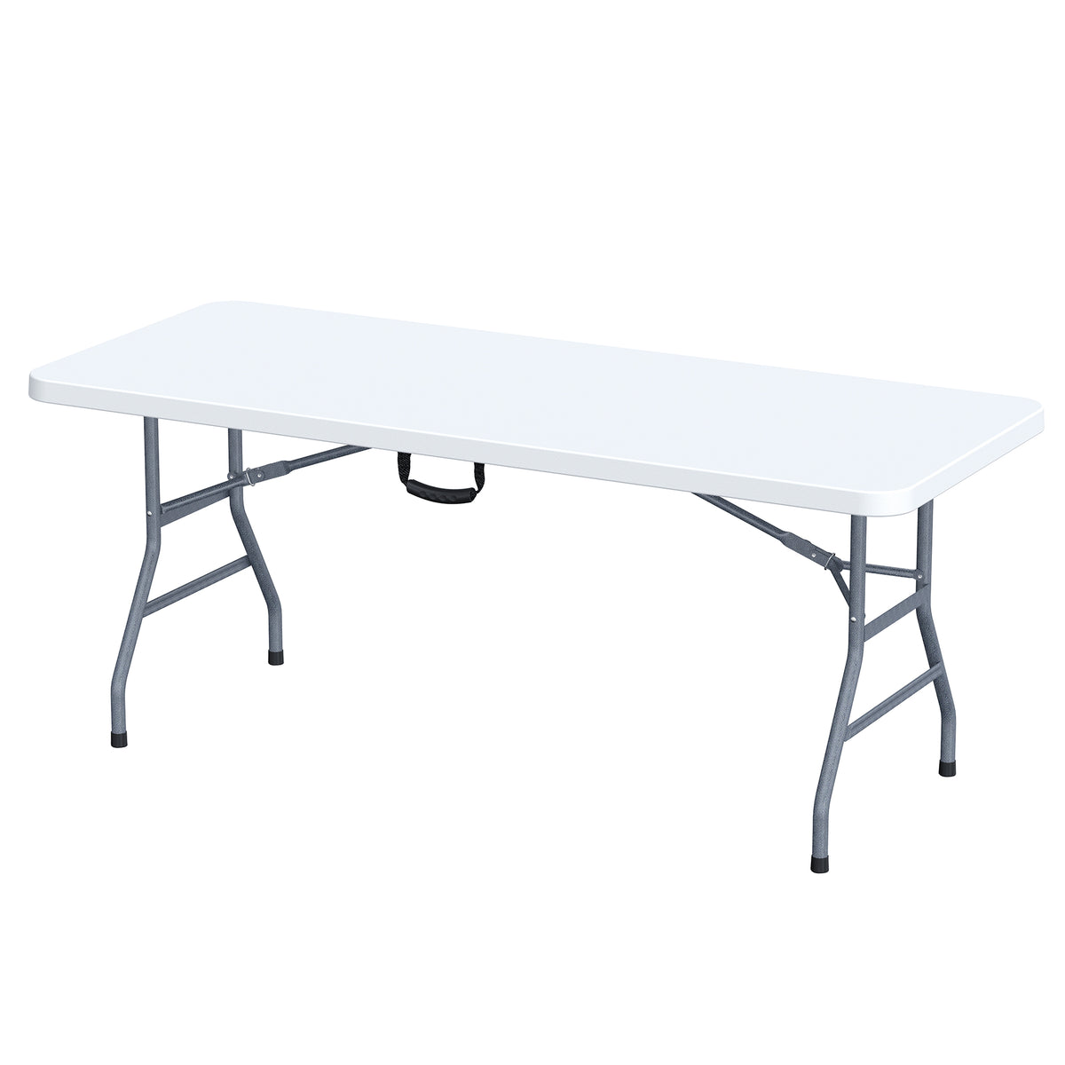 Peakform Compact Folding Banquet Table for Indoor or Outdoor Use, 6 Foot, White