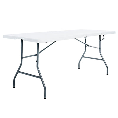 Peakform Compact Banquet Table for Indoor/Outdoor Use, 6 Ft, White (Used)