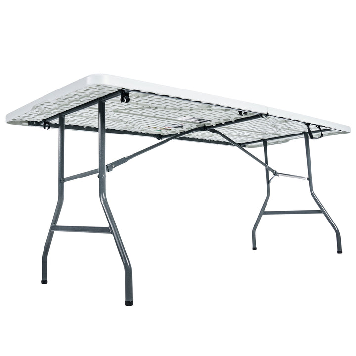 Peakform Compact Banquet Table for Indoor/Outdoor Use, 6 Ft, White (Used) - VMInnovations