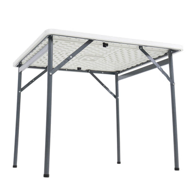 Peakform Folding Banquet Table for Indoor or Outdoor Use, 34", White (Open Box) - VMInnovations