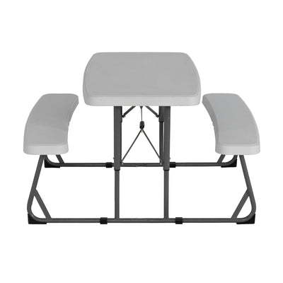 Peakform 37.8" Rectangular Folding Picnic Table Double Bench Seating (Used)
