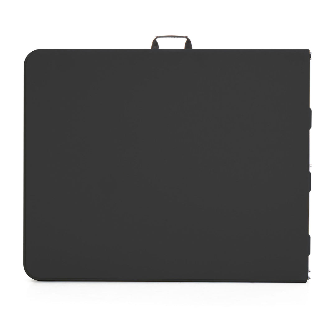 Peakform Compact Fold Banquet Table for Indoor Outdoor Use, 6 Ft, Black (Used) - VMInnovations