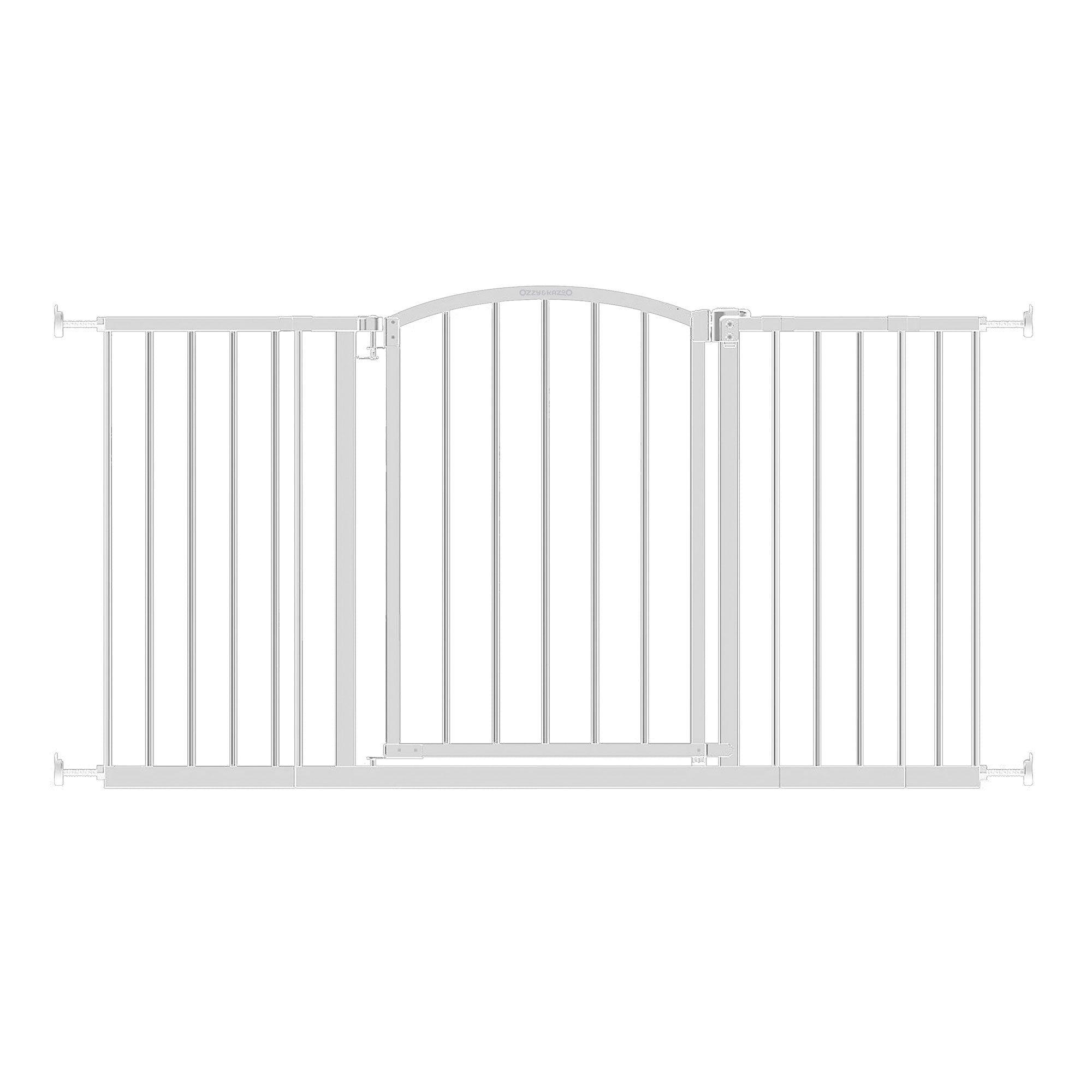 Ozzy & Kazoo 30" Wide Walk Through Dog Gate For Doorways and Stairways (Used) - VMInnovations