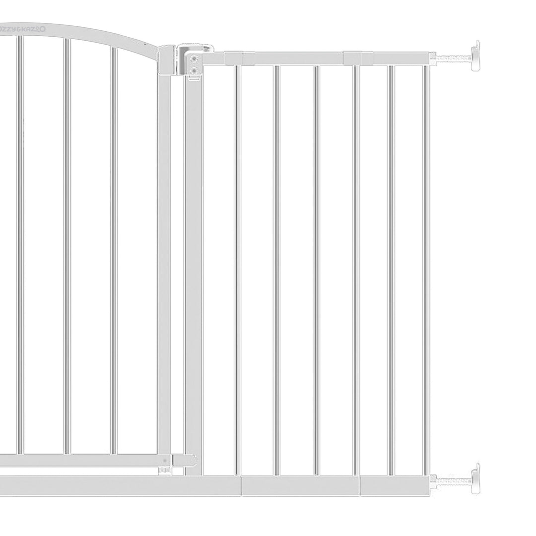 Ozzy & Kazoo 30 Inch Tall Wide Walk Through Dog Gate For Doorways and Stairways