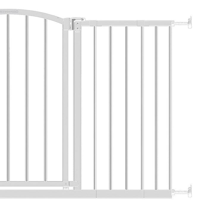 Ozzy & Kazoo 30 Inch Tall Wide Walk Through Dog Gate For Doorways and Stairways