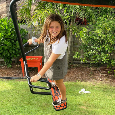 Vuly Large 360 Pro Max Backyard Swing Set Outdoor Kids Jungle Gym w/ Shade Cover