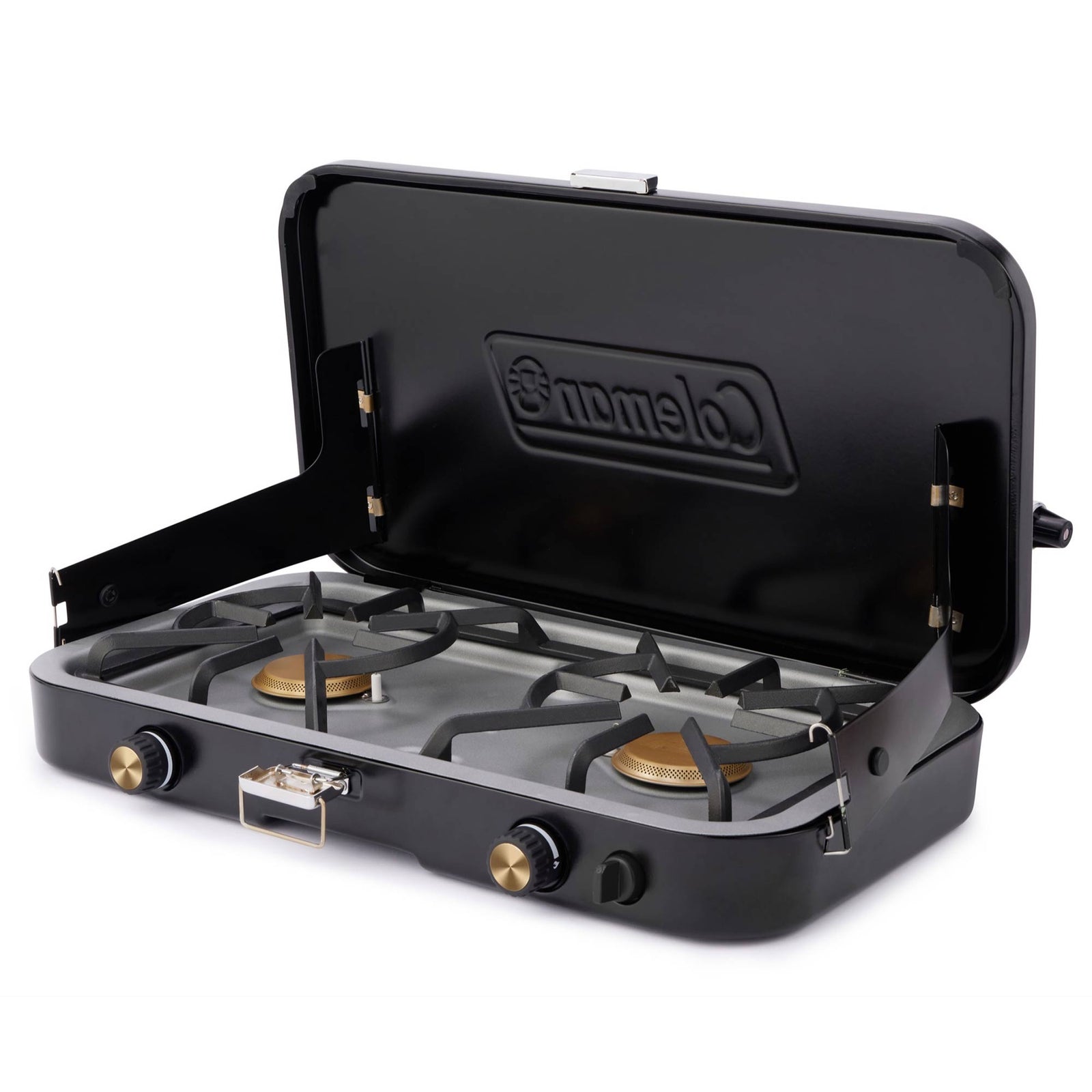 Coleman 1900 Collection 3 in 1 Propane Stove w/Handle and Carry Case (Open Box) - VMInnovations