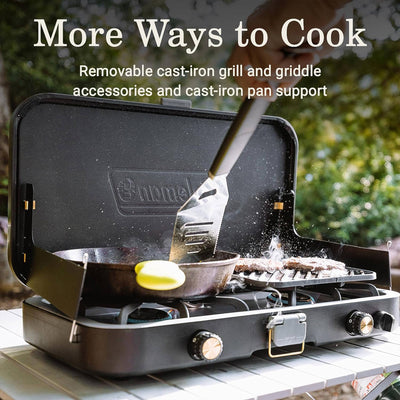 Coleman 1900 Collection 3 in 1 Propane Stove w/Handle and Carry Case (Open Box) - VMInnovations