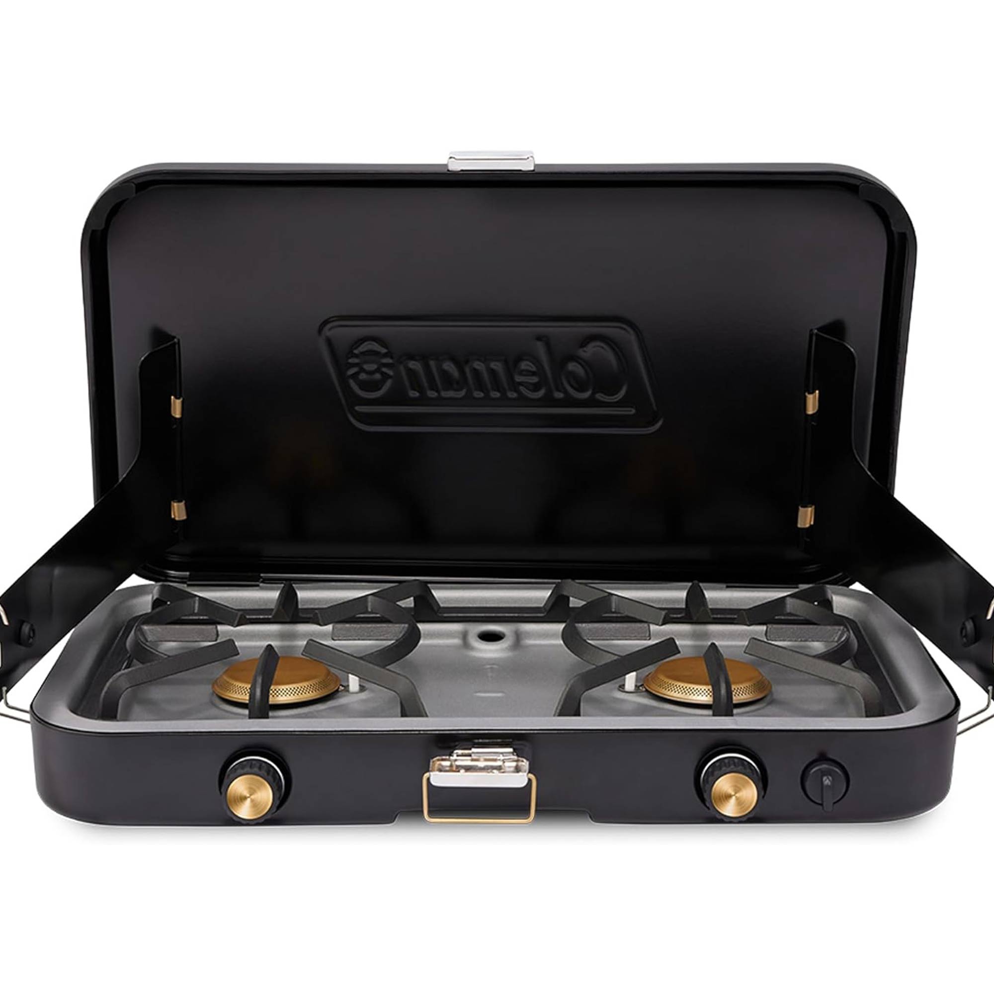 Coleman 1900 Collection 3 in 1 Propane Stove w/Handle and Carry Case (Open Box) - VMInnovations