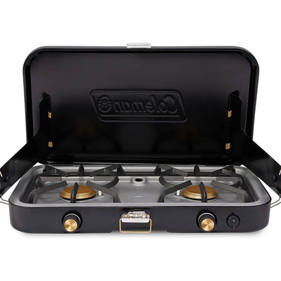 Coleman 1900 Collection 3 in 1 Propane Stove w/Handle and Carry Case (Open Box) - VMInnovations
