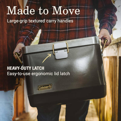 Coleman 1900 20 Qt Steel Cooler w/ TempLock FX Insulation Lid (Open Box) - VMInnovations