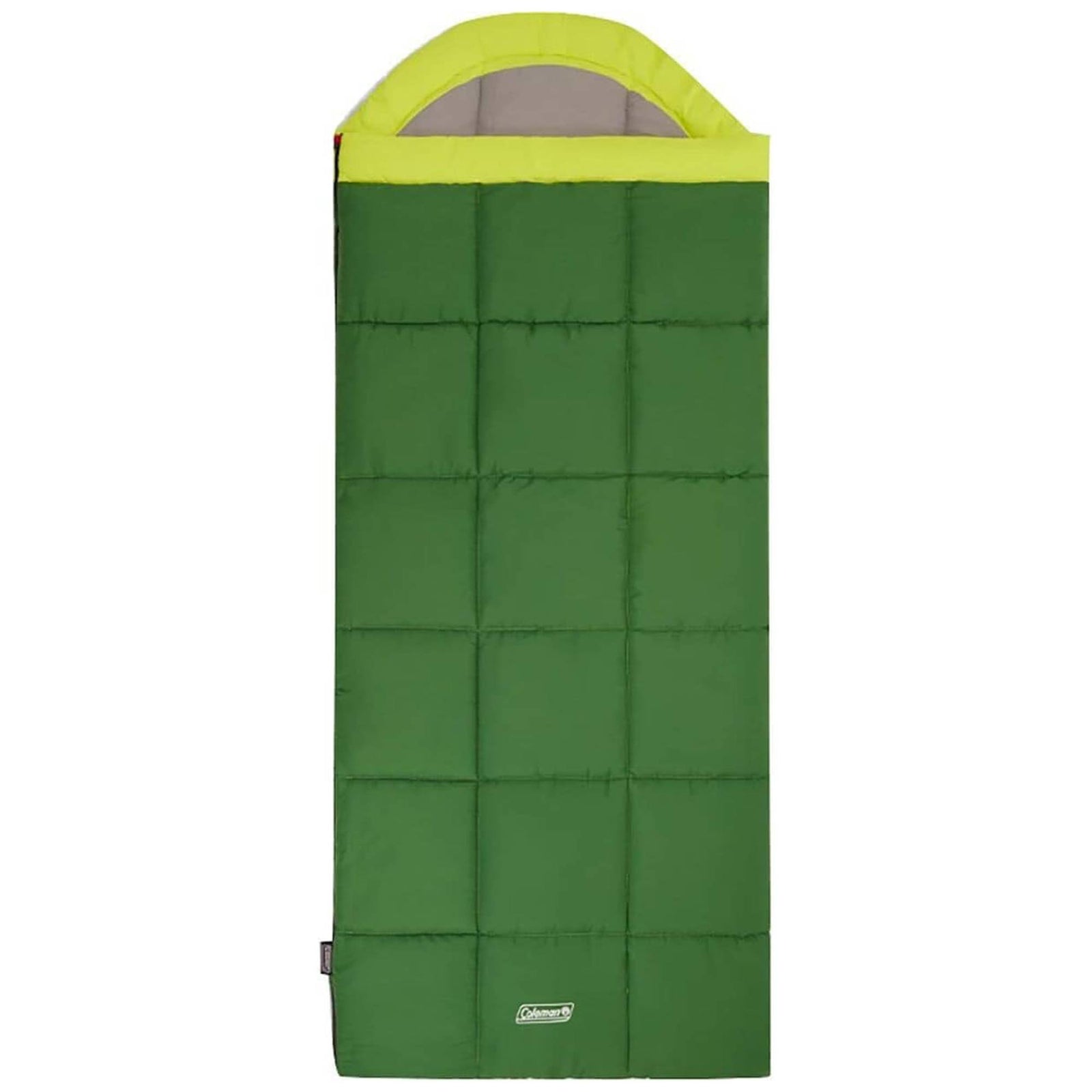 Coleman Bay Cold Weather Sleeping Bag w/ZipPlow & Thermolock, Green (Open Box) - VMInnovations