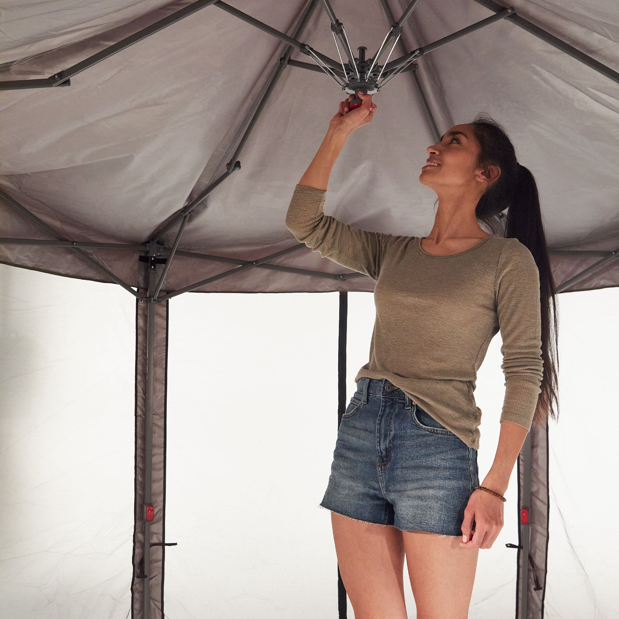 Coleman Back Home 10.5 x 9 Ft Screen House Instant Setup Canopy Tent, Blackberry