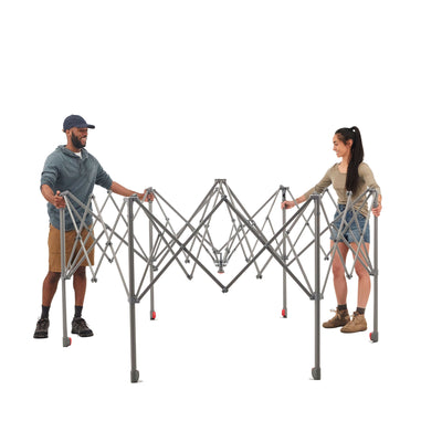 Coleman Back Home 10.5 x 9 Ft Screen House Instant Setup Canopy Tent, Blackberry
