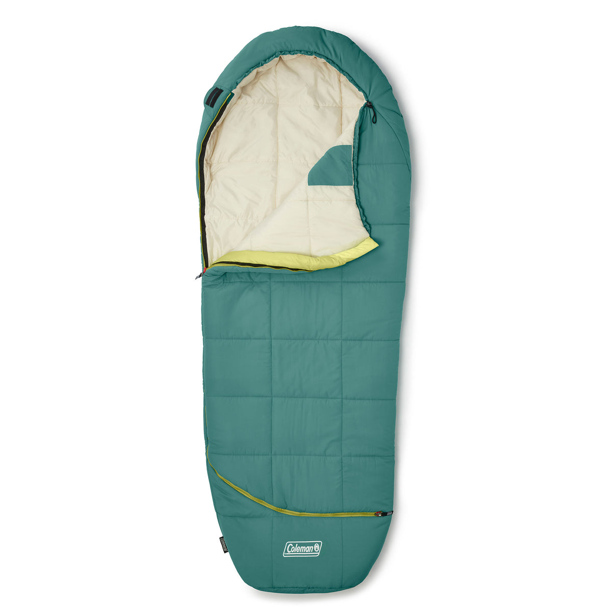 Coleman Big Bay Tall Mummy Foot Ventilation Compression Sleeping Bag, 40 Degree