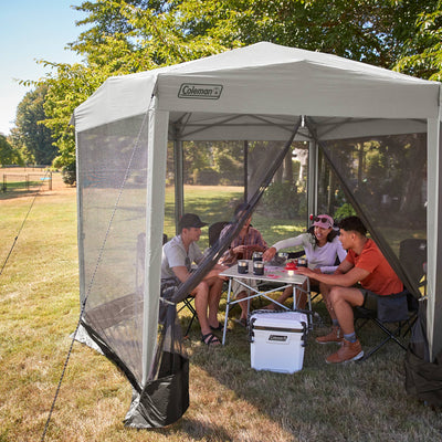Coleman Convoy Series 28 Quart Cooler with Reflective Rope Handles, White Cloud