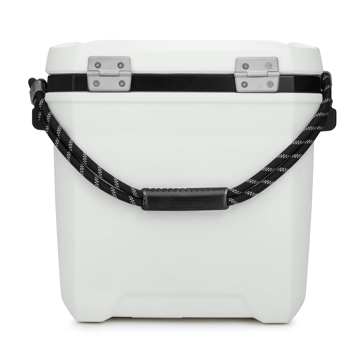 Coleman Convoy Series 28 Quart Cooler with Reflective Rope Handles, White Cloud