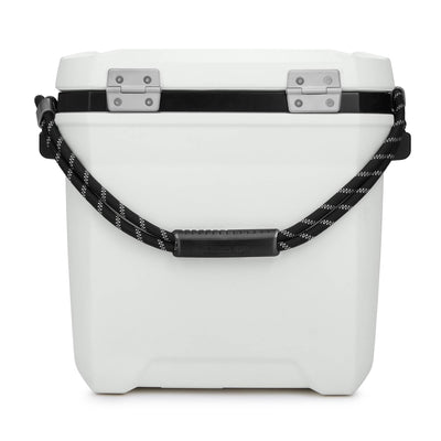 Coleman Convoy Series 28 Quart Cooler with Reflective Rope Handles, White Cloud