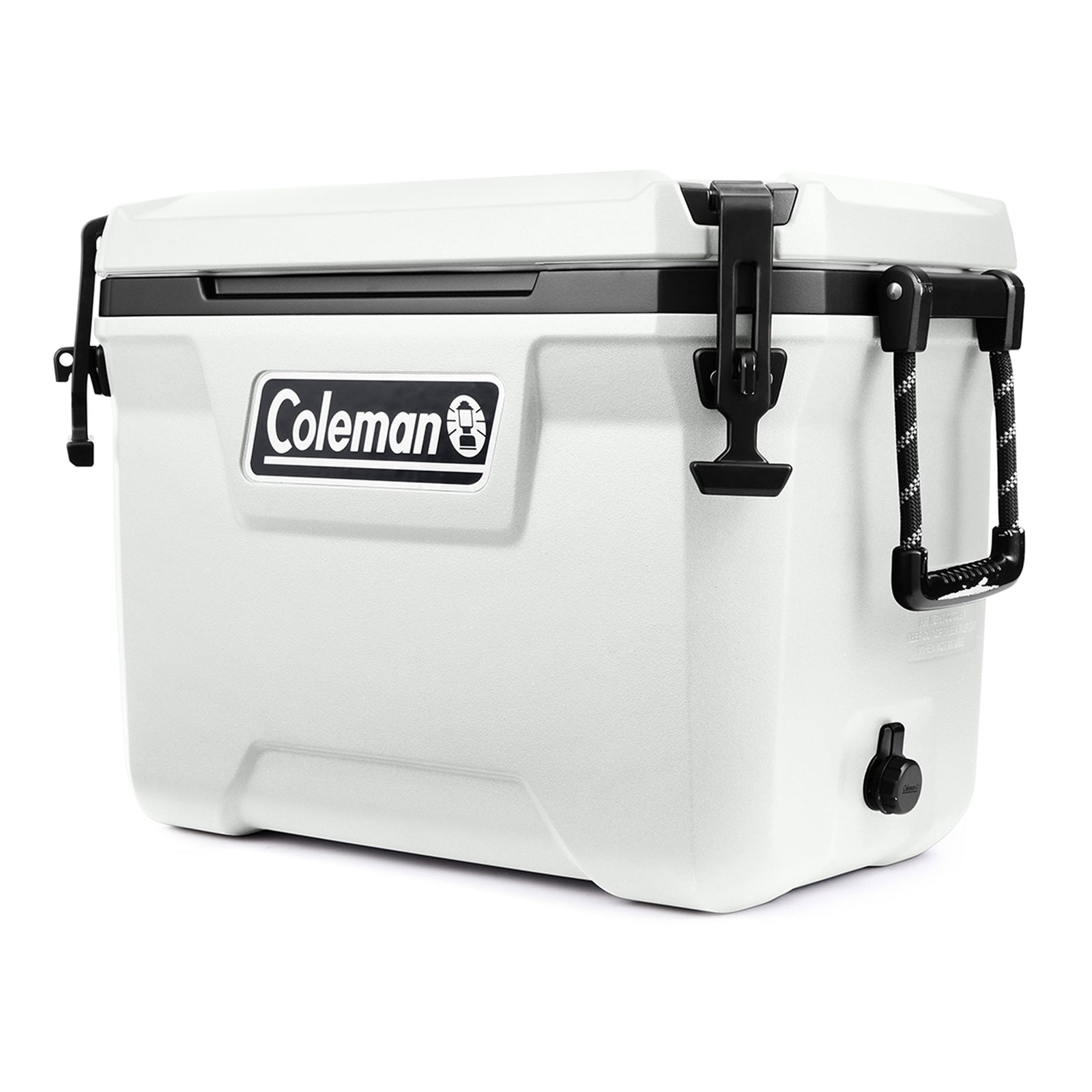 Coleman Convoy Series 55qt Cooler w/Reflective Rope Handles, White (Open Box) - VMInnovations