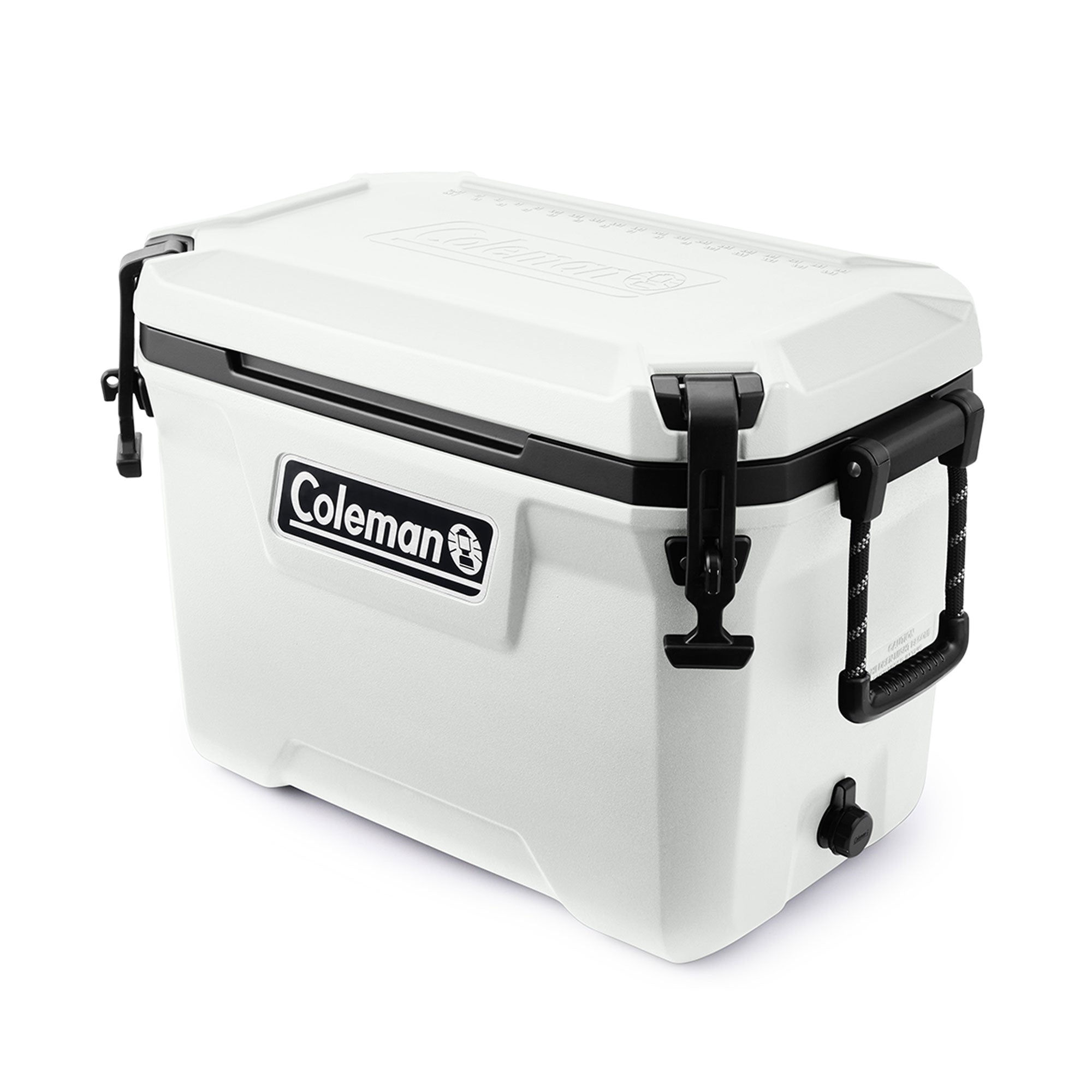Coleman Convoy Series 55qt Cooler w/Reflective Rope Handles, White (Open Box) - VMInnovations