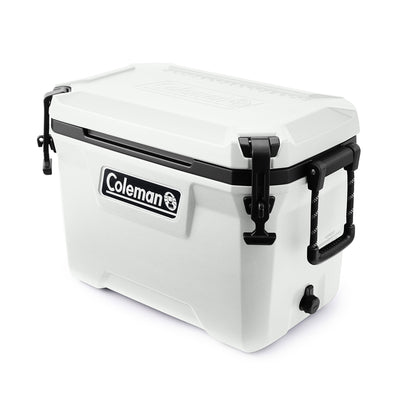 Coleman Convoy Series 55qt Cooler w/Reflective Rope Handles, White (Open Box) - VMInnovations