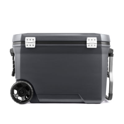 Coleman Series 65 Qt Cooler with Wheels & Metal Handle, Dark Storm (Open Box) - VMInnovations