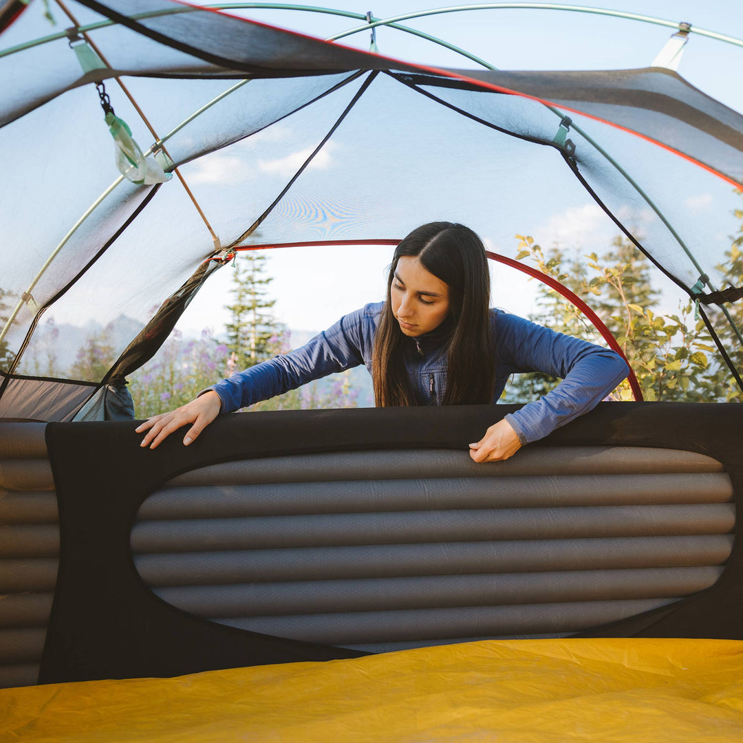 Coleman PEAK1 0 Fahrenheit 1 Person Nylon Mummy Sleeping Bag, Black (Open Box)