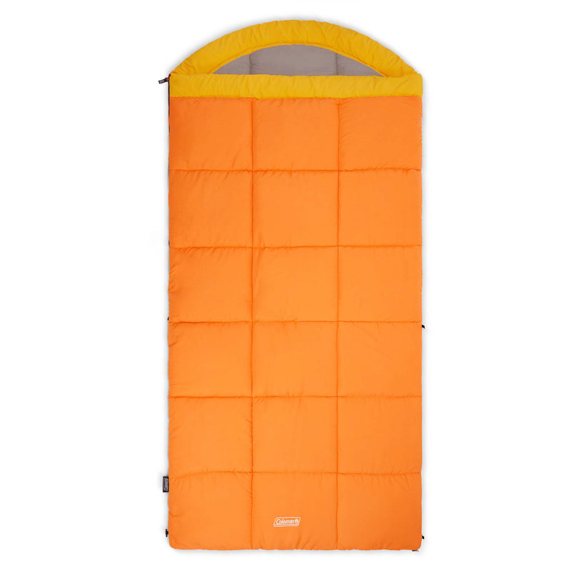 Coleman Arch Bay Cold Weather Sleeping Bag with ZipPlow & Thermolock, Daffodil