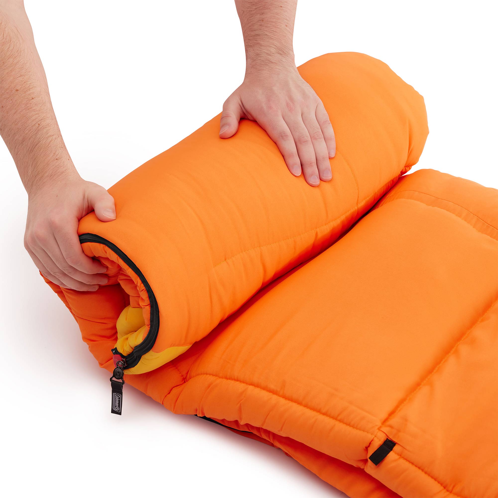 Coleman Arch Bay Cold Weather Sleeping Bag with ZipPlow & Thermolock, Daffodil