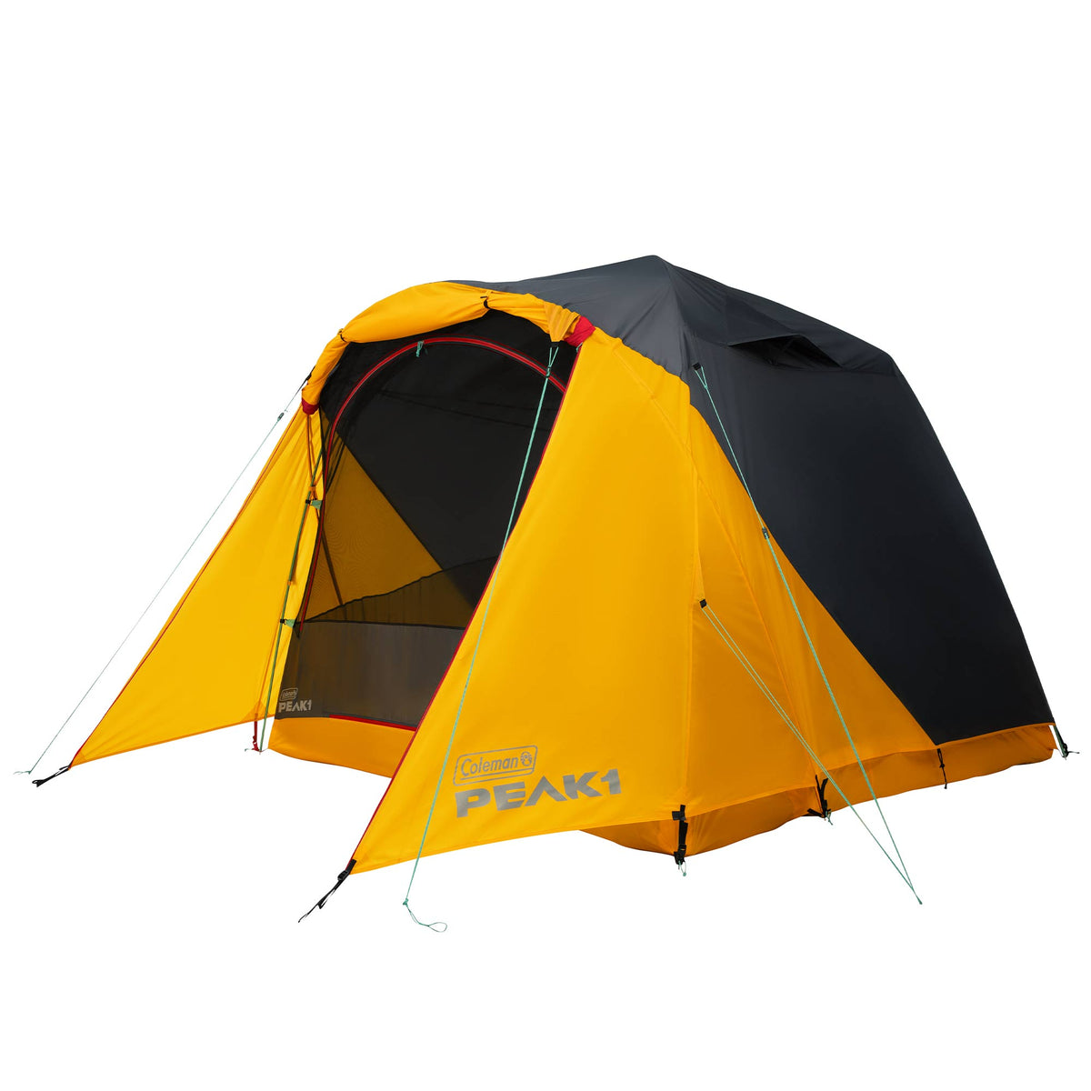 Coleman PEAK1 Premium 4 Person Backpacking Tent w/Waterproof Fabric & Wide Door