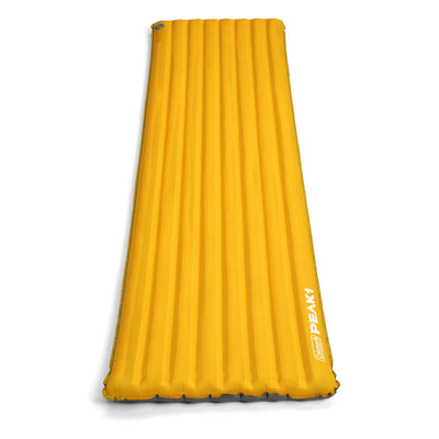 Coleman PEAK1 Sleeping Camp Pad w/ Integrated Valve System & Carry Bag, Marigold
