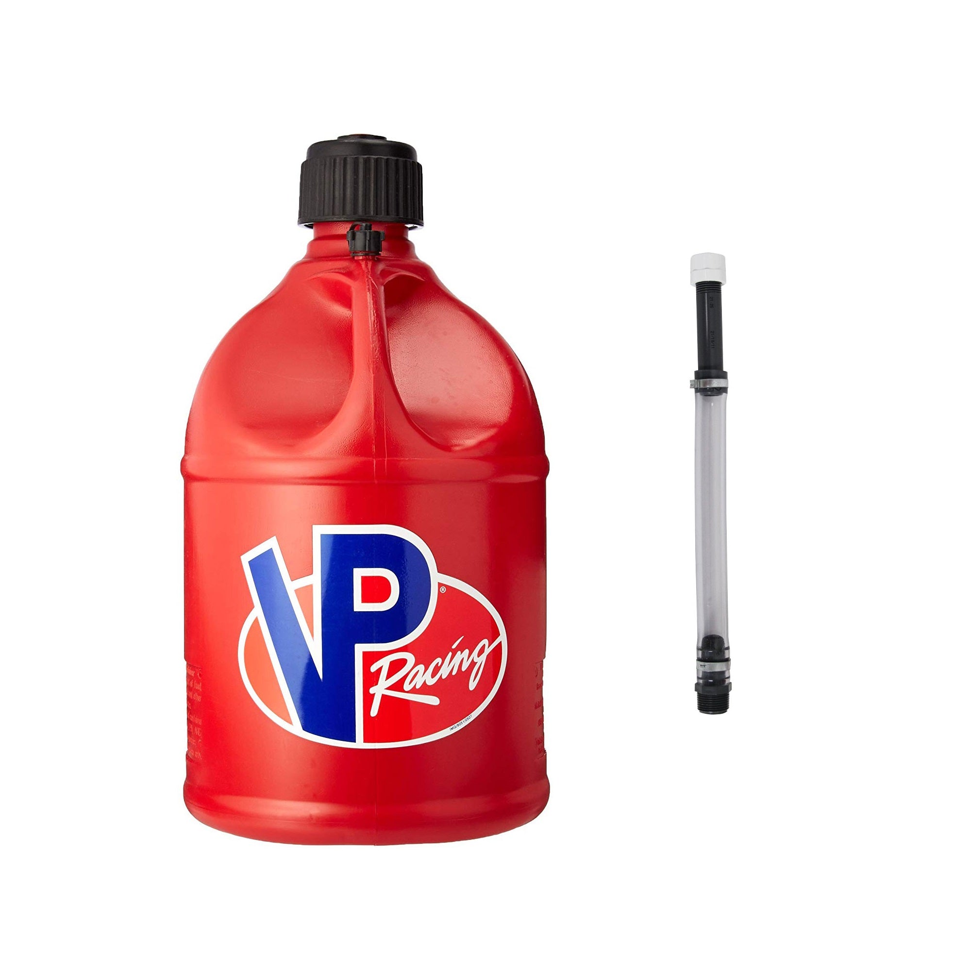 VP Racing Fuels 5.5 Gallon Round Utility Container Red w/ 14 Inch Hose Kit and Cap