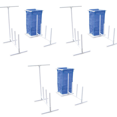 Swimline Hydrotools 8903 Swimming Pool Mesh Bag Toys Poolside Organizer (3 pack)