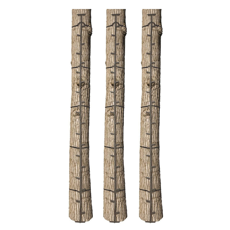 Big Game Hunting Quick Stick Steel Ladder Tree Climbing System, 20 Foot (3 Pack)