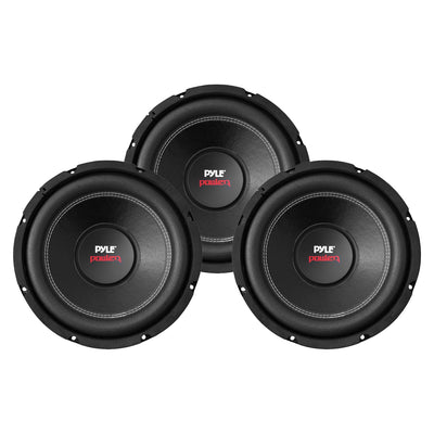 Pyle PLPW15D 15-inch 2000 Watt 4-Ohm DVC Power Car Audio Subwoofer (3 Pack) - VMInnovations