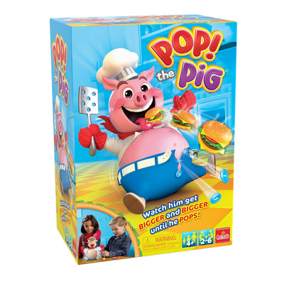 Goliath Pop the Pig Multiplayer Game with 19 Accessories for Kids Ages 4 and Up