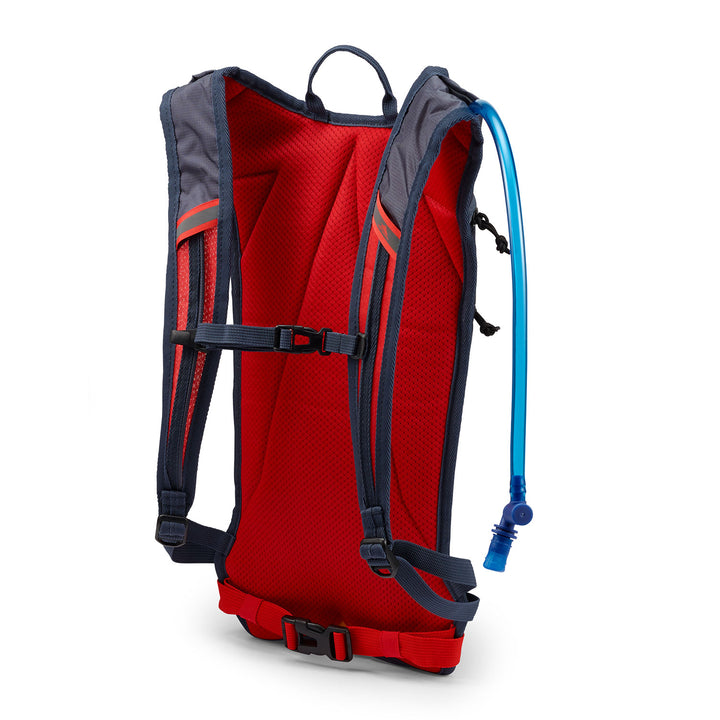 High Sierra HydraHike 2.0 4L Hydration Backpack for Hiking, Gray/Red (Open Box)