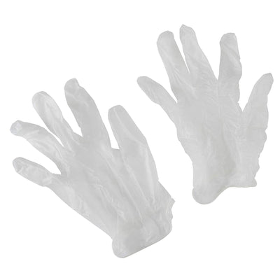 Mr. Clean Disposable Cleaning Latex Free Vinyl Gloves 50 Count, One Size (1 Box) - VMInnovations