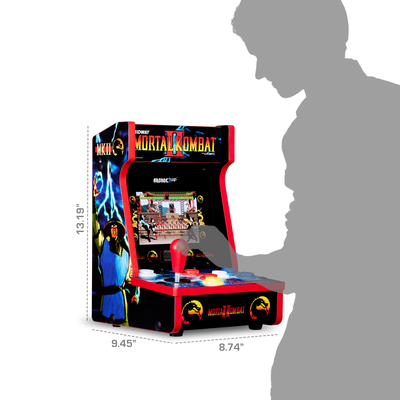 Arcade1Up Mortal Kombat II Countercade Countertop Arcade Machine with 3 Games