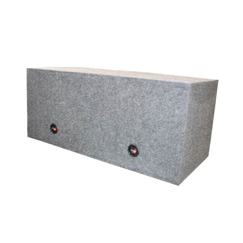 QPower QBASS Dual 15-Inch Vented MDF Subwoofer Sub Box Enclosure