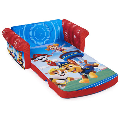 Marshmallow Furniture 2 Pack Kids 2-in-1 Flip Open Foam Sofa Bed, Paw Patrol - VMInnovations