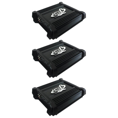 Lanzar Heritage Series HTG137 2000 Watt Monoblock Car Audio Amplifier (3 Pack)