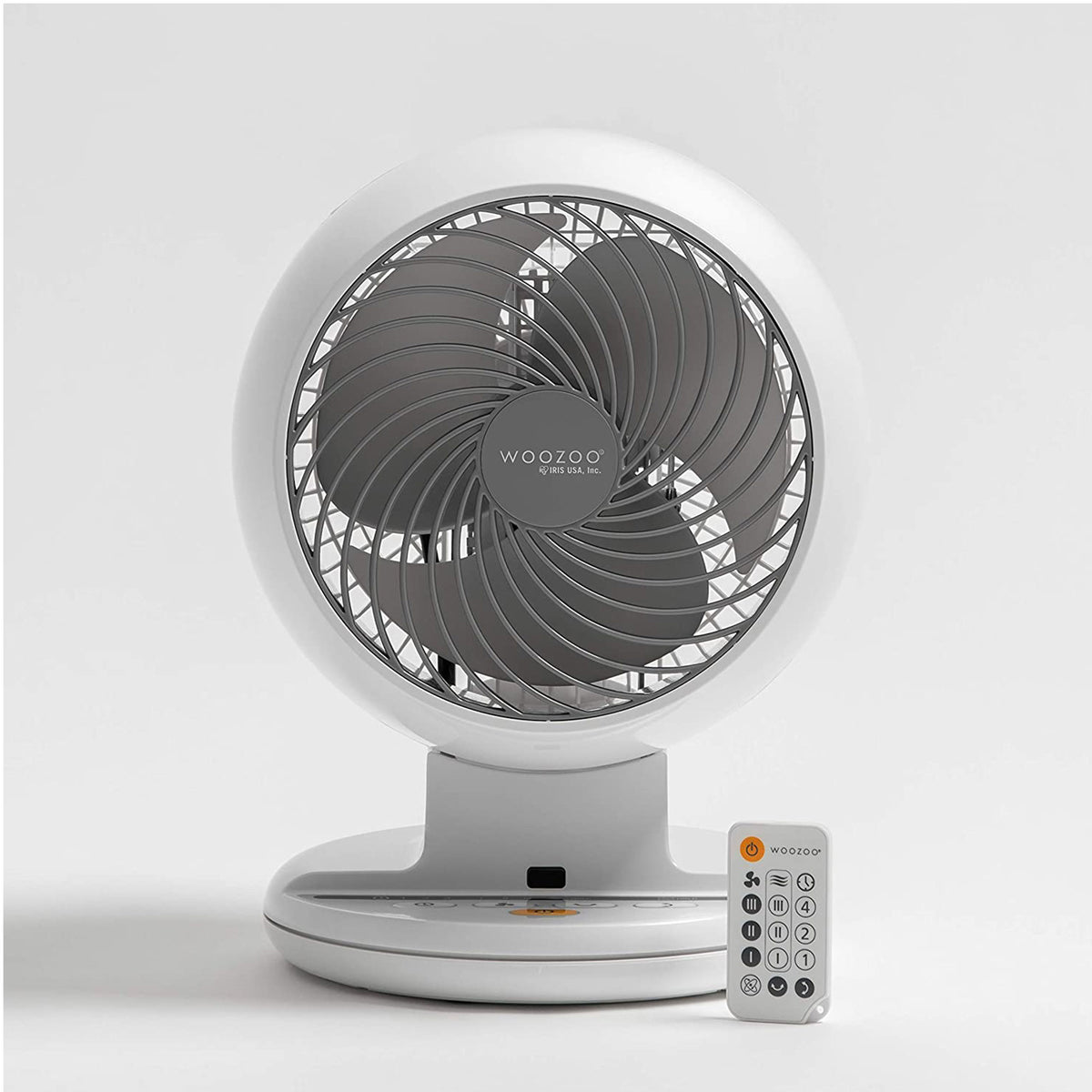 IRIS USA Remote Controlled Desktop Compact Small Oscillating Fan (Damaged)